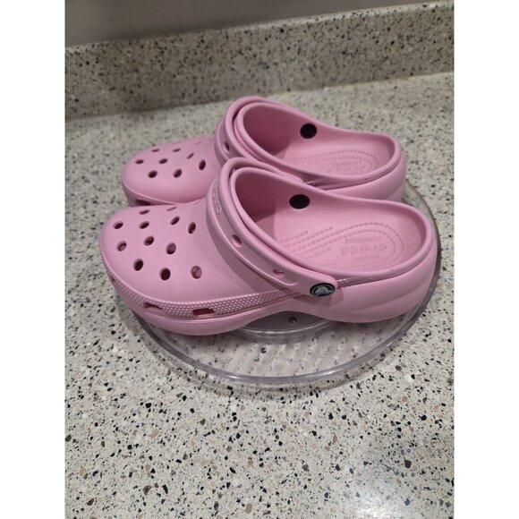 Crocs Classic Platform Clog Pink 206750 Women's Size 8 - Picture 4 of 8